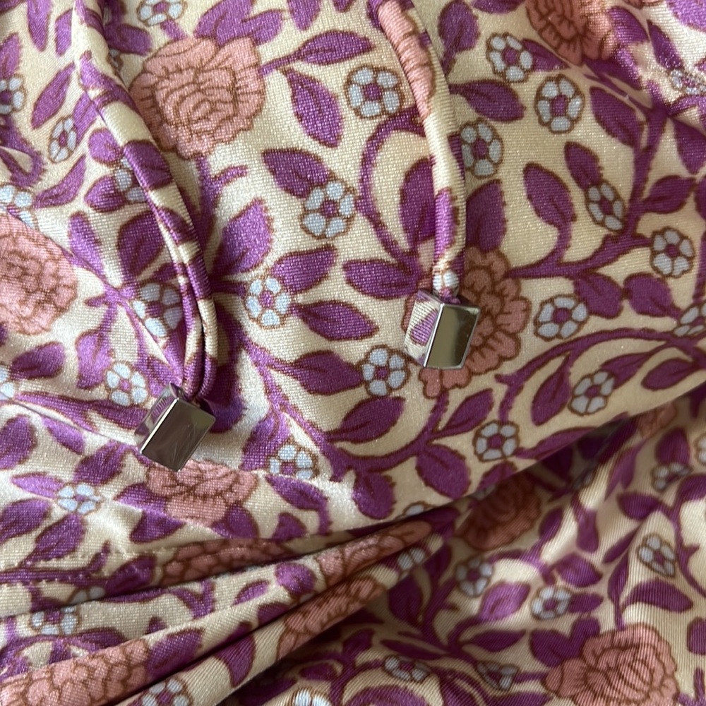 Zimmermann Purple and Pink Floral One-Piece Swimsuit - Picture 8 of 8